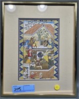 FRAMED ORIENTAL PRINT