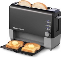 West Bend 77224 Toaster 2 Slice QuikServe Wide Slo