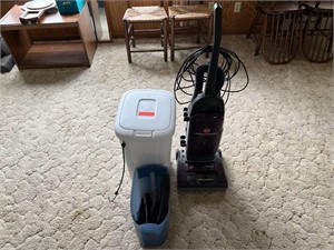 Hoover Vacuum & Trash Can