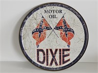 COOL 12 X12" DIXIE MOTOR OIL METAL SIGN-LIKE NEW