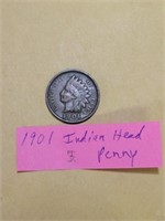 1901 INDIAN HEAD PENNY