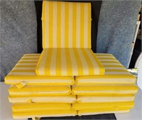 Patio chair cushions. 34×18×3.