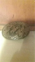Group of two belt buckles Rodeo horse and Native