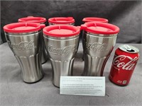 6 Coca-Cola Stainless steel Beverageware by