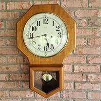 Regulator Wall Clock  Oak