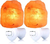 pursalt 2 Pack Himalayan Natural Salt Lamp Night L