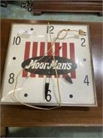 Mooreman's Advertising Clock