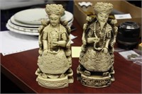 An Emperor and Empress Figurine