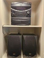 Yamaha GX-50 CD, Tuner, Dual Tape w 2 Speaker &