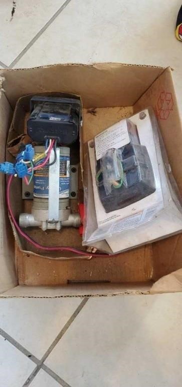 Utility Pump and Trailer Light Assembly