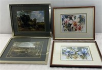 FRAMED PRINTS 13” X 11” /FRAMED PRINTS - SIGNED -