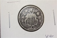 1868 Shield Nickel