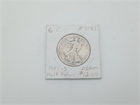 1927 S Standing Liberty silver half dollar coin