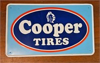 Cooper Tires Metal Sign