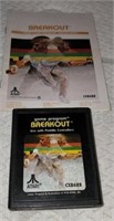 Atari Breakout Game & Manual