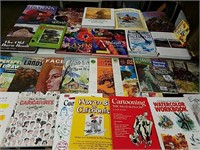 Large lot of hard back books with sleeves,