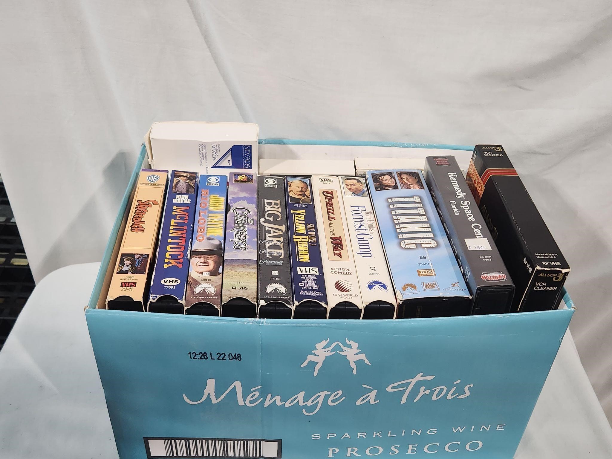 Box of VHS