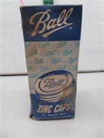 Vintage Full Box Ball Zinc Caps for Mason Jars