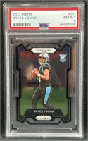 2023 Prizm Bryce Young Rookie PSA 8 NM-MT