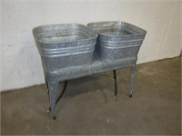 Galvanized Double Wash Tub