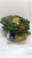 wreath, wreath forms, tinsel