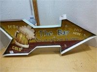 Tin Bar Sign