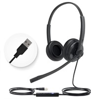 YEALINK, USB WIRED HEADSET WITH MICROPHONE