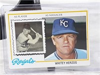 1978 Topps Baseball Card #299 Whitey Herzog