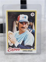 1978 Topps Baseball Card #221 Chris Speier