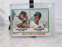 1978 Topps Baseball Card #201 -'77 Batting Leaders