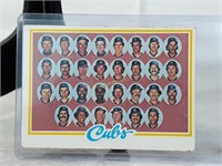 1978 Topps Baseball Card #302 Cubs Team