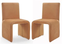 Pair Modus Winston Fully Upholstered Side chairs