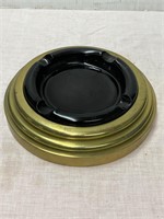 Solid Brass ashtray 11” across. 40 pounds