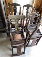 Assorted Wood Chairs (Some Need Repair)