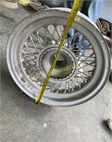 VIntage metal wheel spokes wire