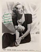 Irene Dunne signed photo
