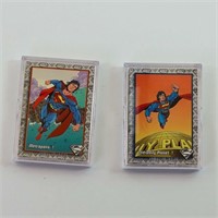 Fifty (50) Superman Cards in Plastic Cases