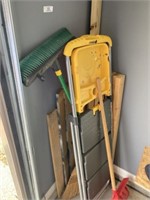 Cosco Step Ladder, Broom, Wood and Misc.