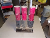 Welding rod stand and rod cases