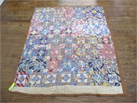 EARLY PATCH QUILT SEE PHOTOS