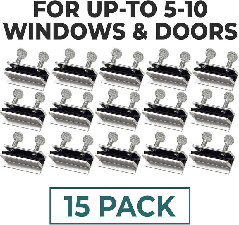 Window Locks, 15 Pack Window Locks for Vertical an