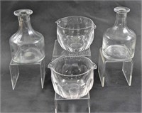 Crystal Wine Glass Rinser Bowls & Decanters
