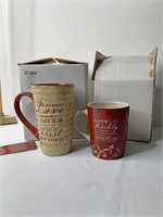 2 NIB Coffee mugs