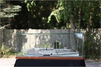 Waterline Model of the Paddle Steamer “Priscilla".