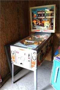 Gottlieb's Bronco Pinball Machine, NEEDS REPAIR
