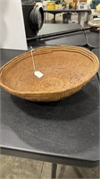 YANAMI NATIVE AMERICAN BASKET 14" X 4"