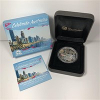 AUSTRALIA: 2010 $1 Celebrate Queensland Silver PRF