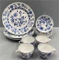 Blue Onion Meissen Porcelain Lot