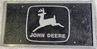 Cast Iron John Deere Rectangle Plate