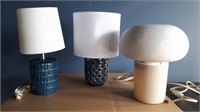 3 Asstd Table Lamps w/Shades